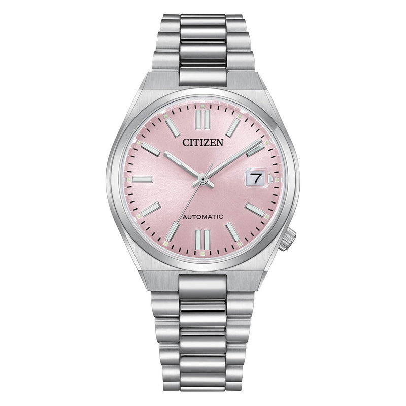 Citizen Tsuyosa 37mm Sports Automatic with Pastel Pink Dial #NJ0200-50Z