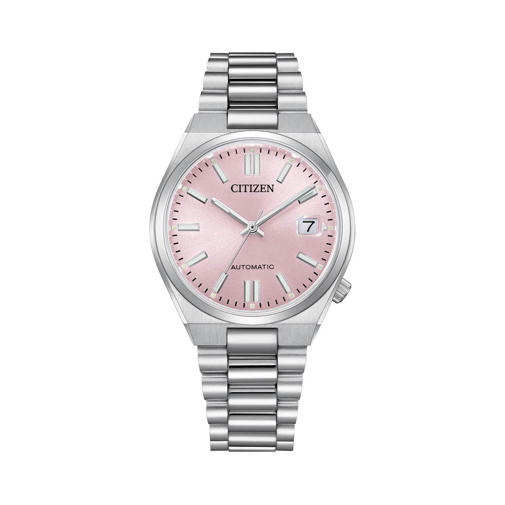 Citizen Tsuyosa 37mm Sports Automatic with Pastel Pink Dial