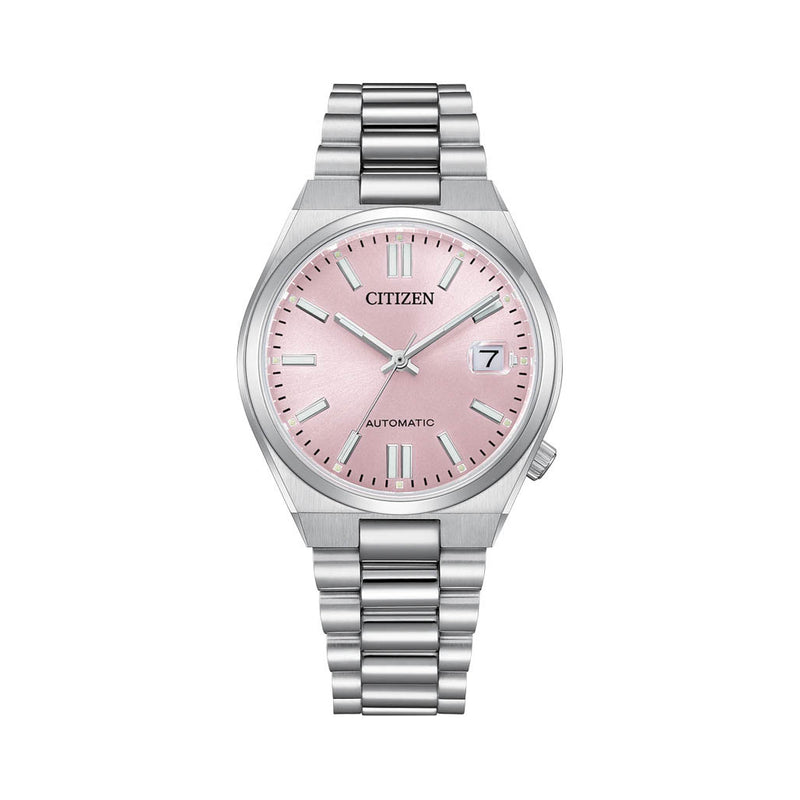 Citizen Tsuyosa 37mm Sports Automatic with Pastel Pink Dial #NJ0200-50Z