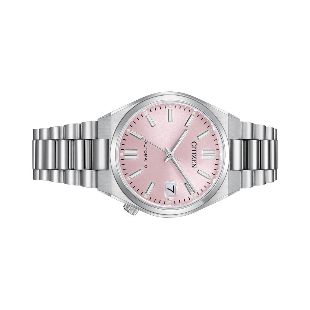 Citizen Tsuyosa 37mm Sports Automatic with Pastel Pink Dial