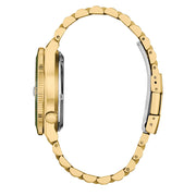 Citizen Tsuyosa Shore Watch in Yellow Goldtone with Green Dial #NJ0232-53X