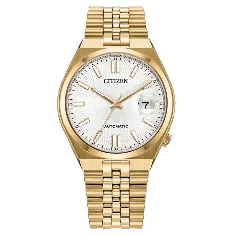 Citizen Automatic 37mm Tsuyosa 60 in Yellow Gold #NK0032-56A