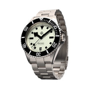 NTH Näcken Vintage White Hi-Beat Automatic Dive Watch with Date #WW-NTH-NVWD