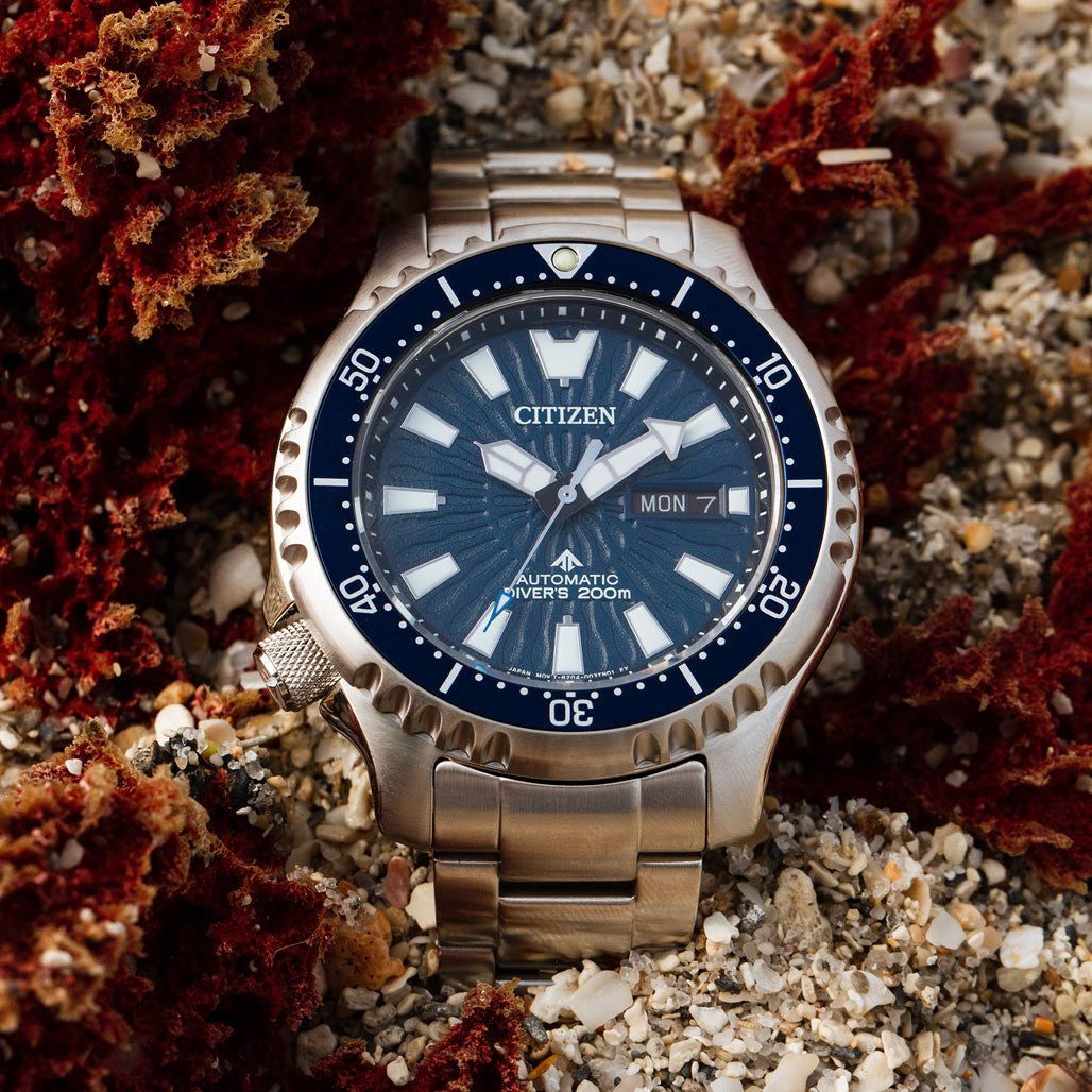 Citizen Automatic Promaster Dive Watch with Blue Dial and