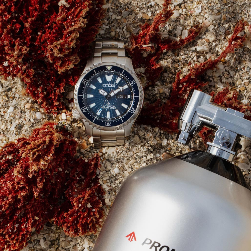 Citizen Automatic Promaster Dive Watch with Blue Dial and