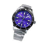 Henry Archer Nordso Automatic Dive Watch with Cosmic Purple Dial #HAC-NOR-COS-3LI tilt