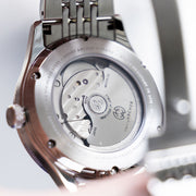 Henry Archer Nordso Automatic Dive Watch with Polar Dial #HAC-NOR-POL-BOR back