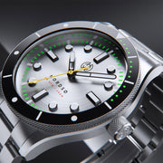Henry Archer Nordso Automatic Dive Watch with Silverleaf Dial #HAC-NOR-SLF-3LI