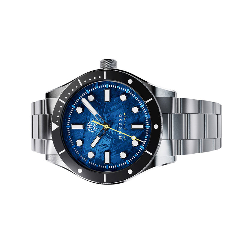 Henry Archer Nordso Automatic Dive Watch with Meteorite Dial #HAC-NOR-TEM-3LI