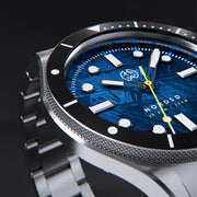 Henry Archer Nordso Automatic Dive Watch with Meteorite Dial #HAC-NOR-TEM-3LI