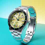 Henry Archer Nordso Automatic Dive Watch with Yellowfin Dial #HAC-NOR-YEL-3LI