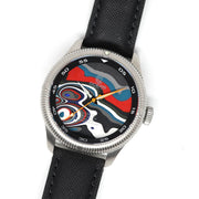 Ocean Crawler Champion Diver with Fordite Dial A #OC-CD-FRAA tilt