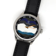 Ocean Crawler Champion Diver with Fordite Dial B #OC-CD-FRAB tilt