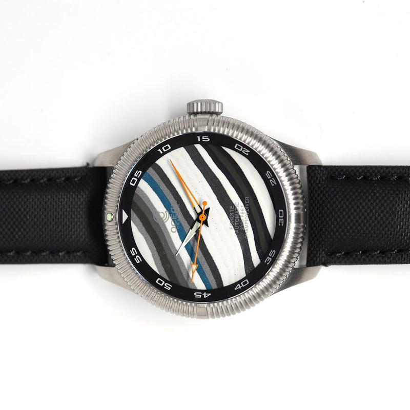 Ocean Crawler Champion Diver with Fordite Dial C #OC-CD-FRAC side
