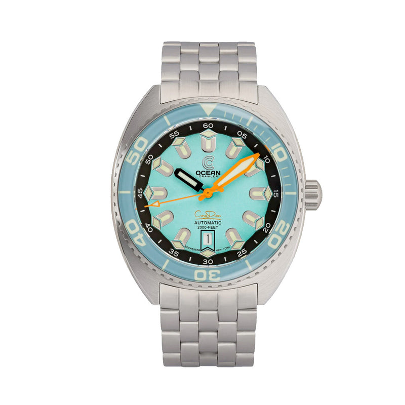 Ocean Crawler Core Diver V4 with Aqua Dial #OC-CR-V4-AQ