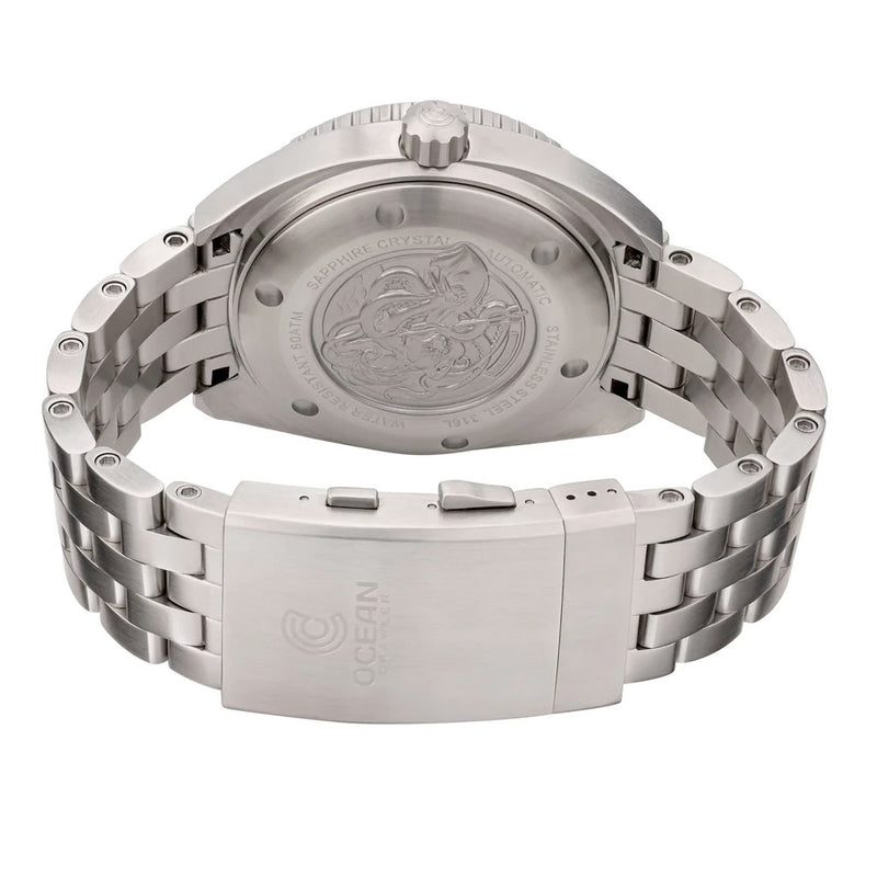 Ocean Crawler Core Diver V4 with Aqua Dial #OC-CR-V4-AQ back