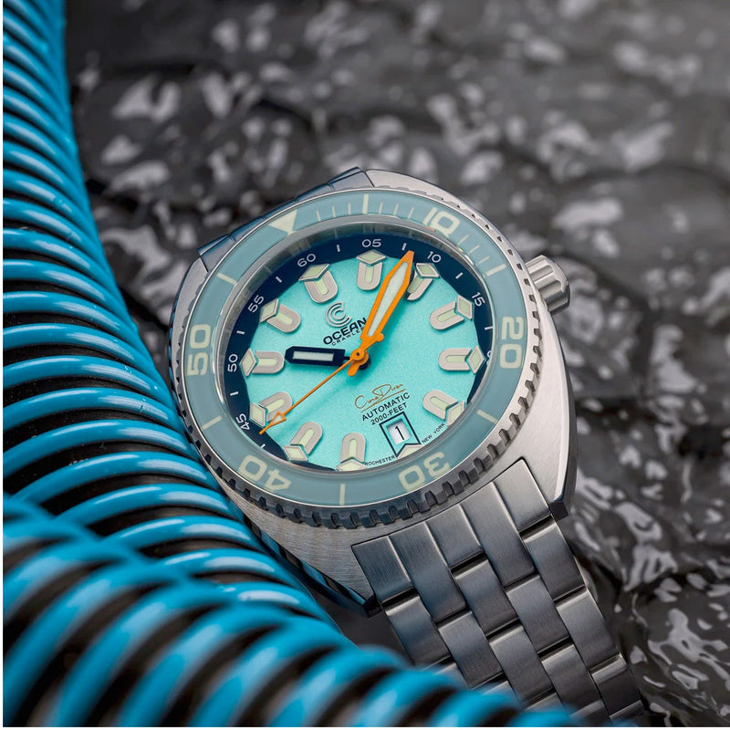 Ocean Crawler Core Diver V4 with Aqua Dial #OC-CR-V4-AQ