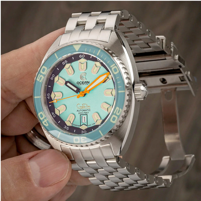 Ocean Crawler Core Diver V4 with Aqua Dial #OC-CR-V4-AQ