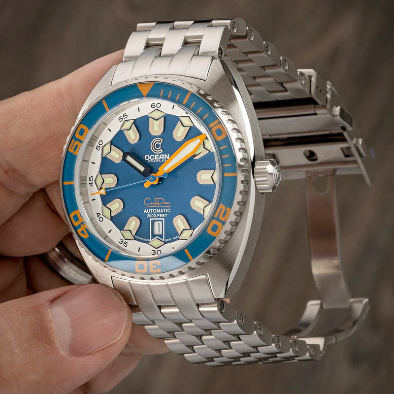 Ocean Crawler Core Diver V4 with Blue Dial #OC-CR-V4-BO