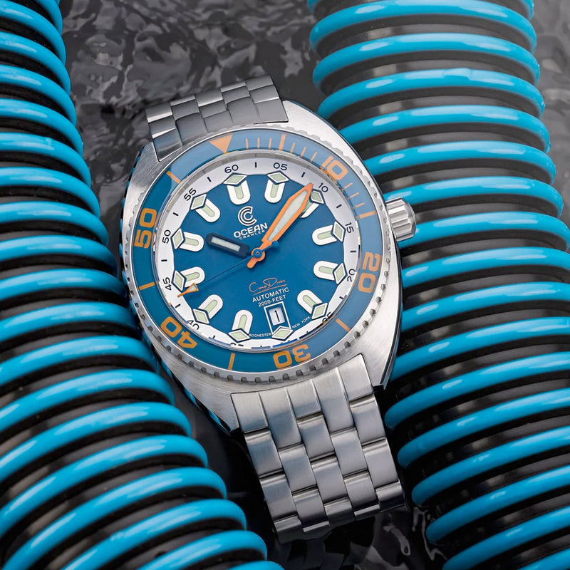 Ocean Crawler Core Diver V4 with Blue Dial #OC-CR-V4-BO