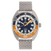 Ocean Crawler Core Diver V4 with Blue and Orange Dial #OC-CR4-BO zoom