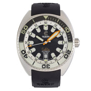 Ocean Crawler Core Diver V4 with Black and White Dial #OC-CR4-BW strap