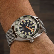 Ocean Crawler Core Diver V4 with Black and White Dial #OC-CR4-BW wrist