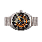 Ocean Crawler Core Diver V4 with Black and Orange Decompression Dial #OC-DCT-BLK side