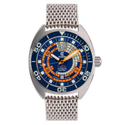 Ocean Crawler Core Diver V4 with Blue and Orange Decompression Dial #OC-DCT-BLU zoom