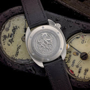 Ocean Crawler Great Lakes Diver with Blue Dial #OC-GL-V2-BL back