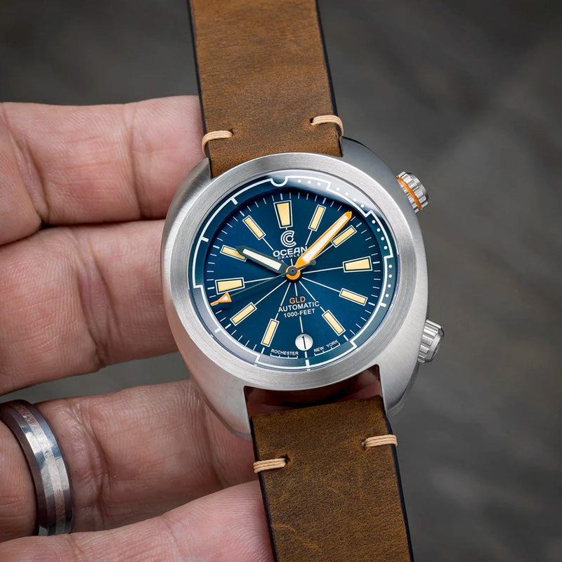 Ocean Crawler Great Lakes Diver with Blue Dial #OC-GL-V2-BL extra
