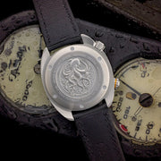 Ocean Crawler Great Lakes Diver with Green Dial #OC-GL-V2-GR back