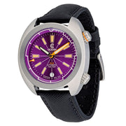 Ocean Crawler Great Lakes Diver with Purple Dial #OC-GL-V2-PR zoom