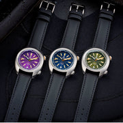 Ocean Crawler Great Lakes Diver with Purple Dial #OC-GL-V2-PR all