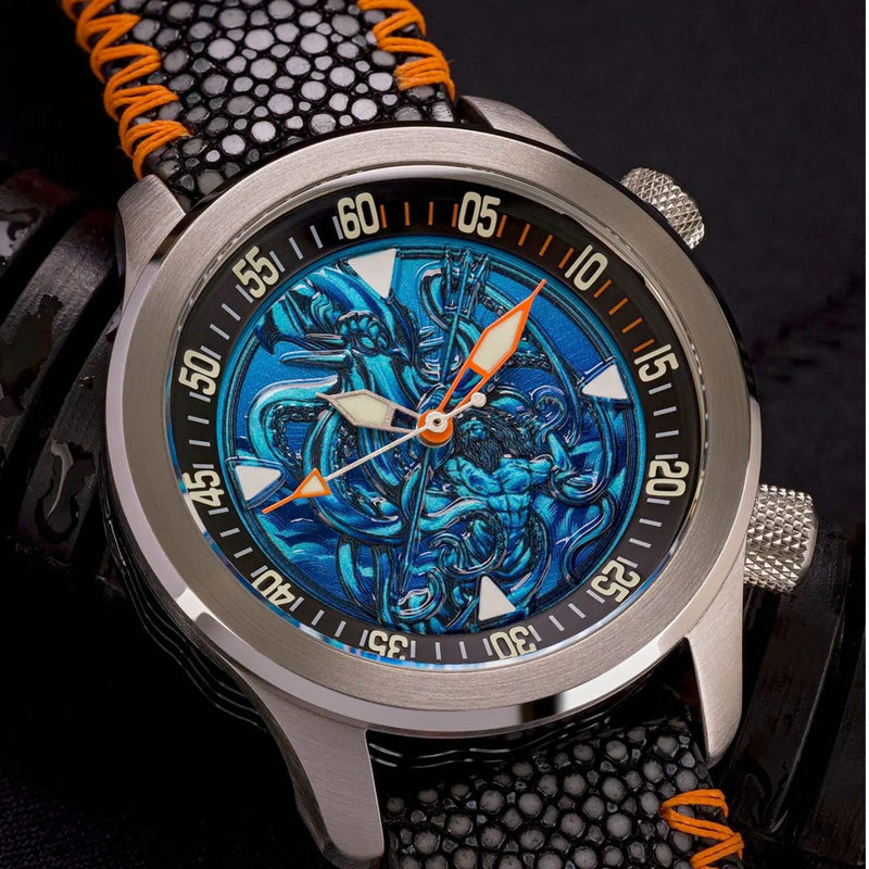 Ocean Crawler Kraken vs Neptune Diver #OC-KN-V2-BL