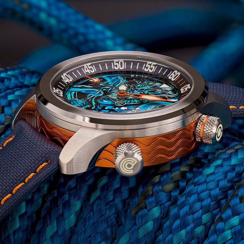 Ocean Crawler Neptune Mythic Diver 2023 #OC-MYT-BLU lifestyle