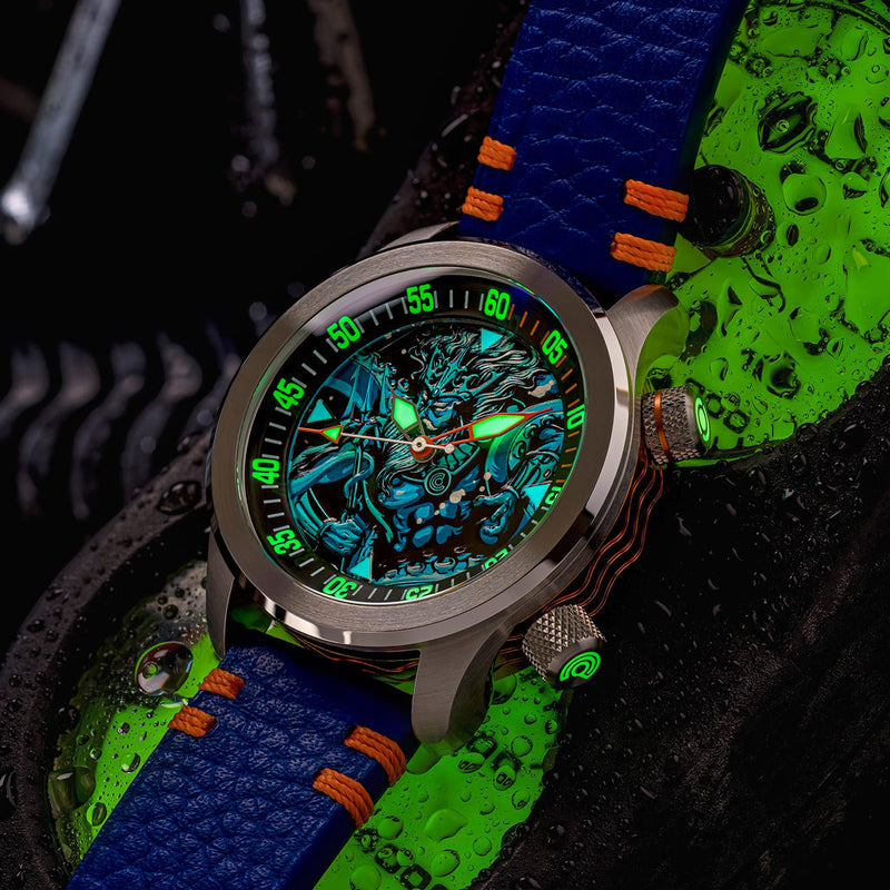 Ocean Crawler Neptune Mythic Diver 2023 #OC-MYT-BLU lume
