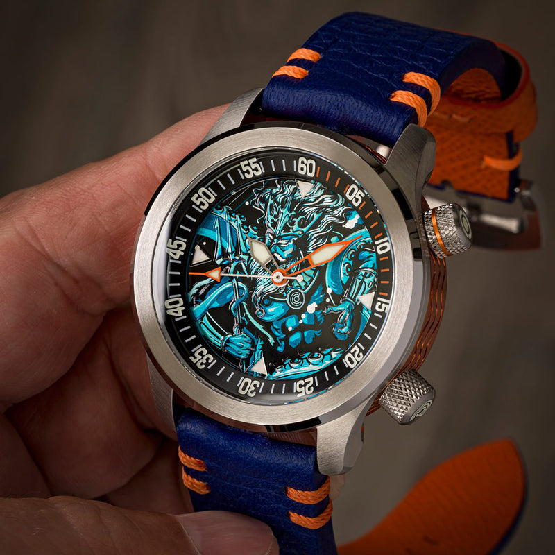 Ocean Crawler Neptune Mythic Diver 2023 #OC-MYT-BLU lifestyle