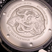 Ocean Crawler Paladino WaveMaker with Blue Dial #OC-PL-V2-BL back