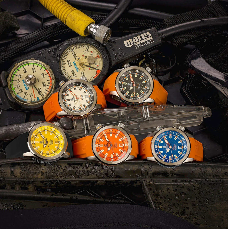 Ocean Crawler Paladino WaveMaker with Blue Dial #OC-PL-V2-BL all