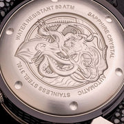 Ocean Crawler Paladino WaveMaker with Full Lume Dial #OC-PL-V2-FL back