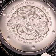 Ocean Crawler Paladino WaveMaker with Yellow Dial #OC-PL-V2-YL back