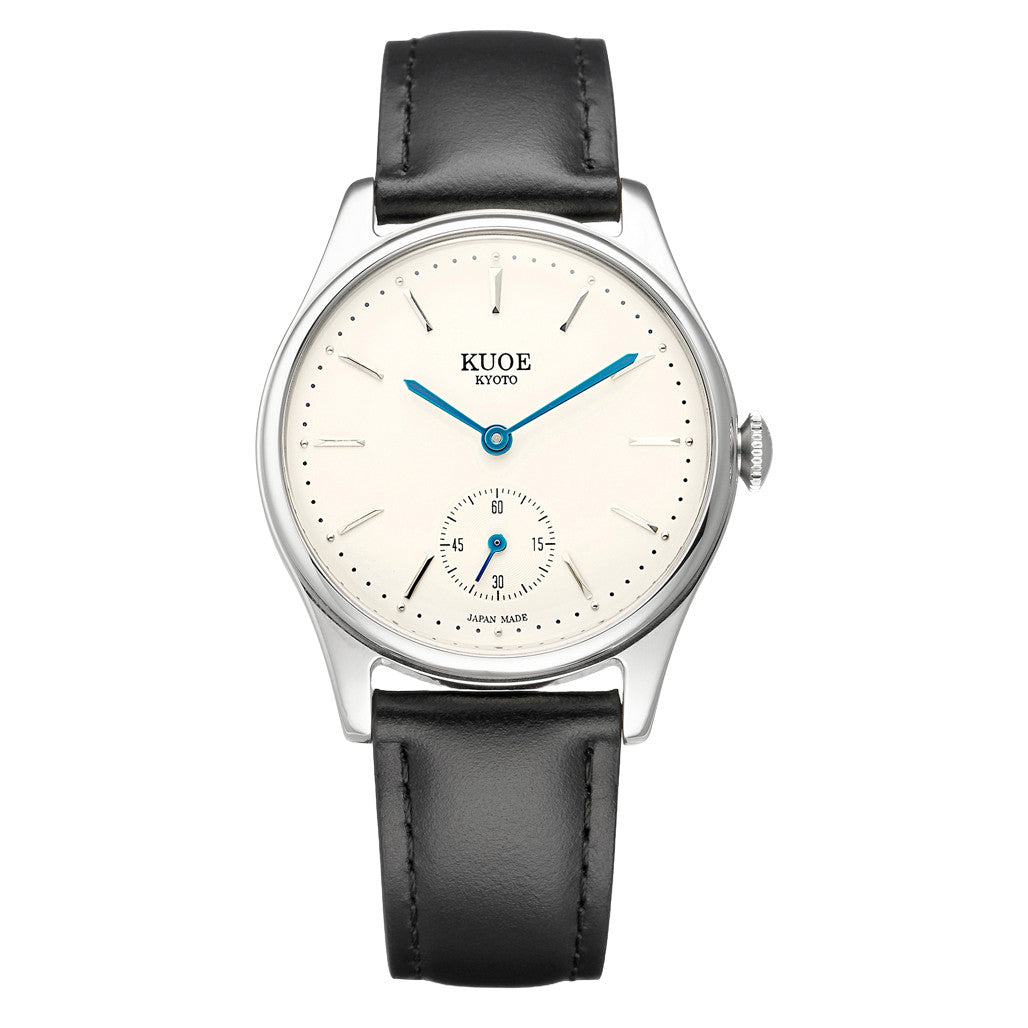 KUOE Old Smith 90-001 Quartz 35mm Dress Watch #OS90001-BBL-O-BK-SA