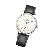 KUOE Old Smith 90-001 Quartz 35mm Dress Watch #OS90001-BBL-O-BK-SA