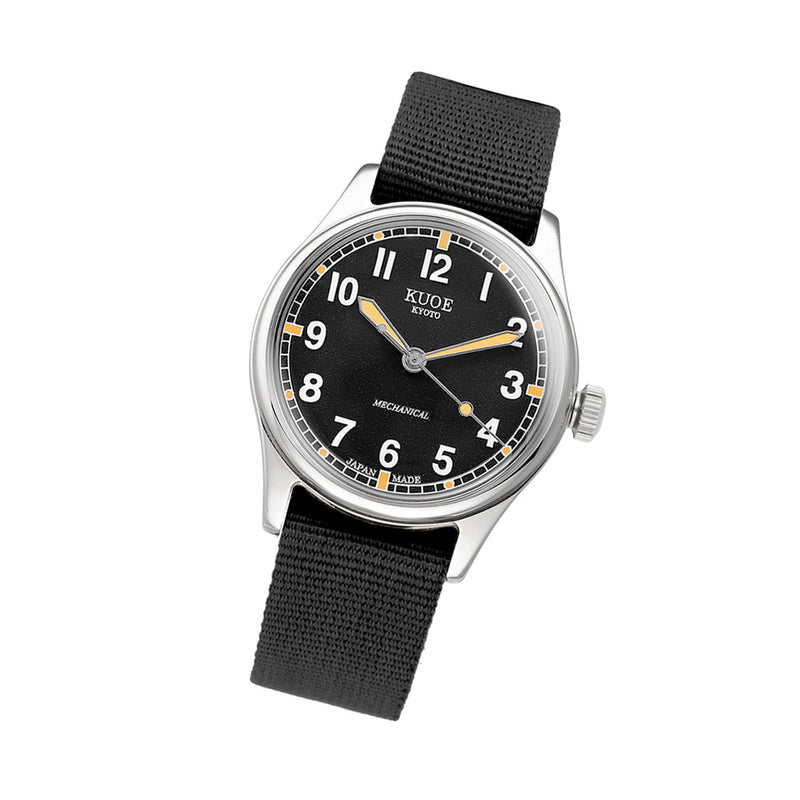 KUOE Old Smith 90-002 Automatic 38mm Watch with Black Dial #OS90002-ND-BK-LARGE