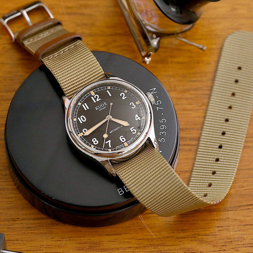 KUOE Old Smith 90-002 Automatic 38mm Watch with Black Dial