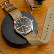KUOE Old Smith 90-002 Automatic 38mm Watch with Black Dial #OS90002-ND-BK-LARGE