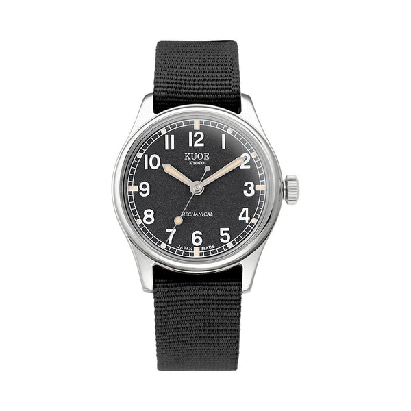 KUOE Old Smith 90-002 Automatic 35mm Watch with Black Dial #OS90002-ND-BK-NATO-SA