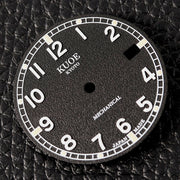 KUOE Old Smith 90-002 Automatic 35mm Watch with Black Dial #OS90002-ND-BK-NATO-SA