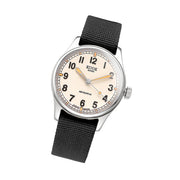 KUOE Old Smith 90-002 Automatic 38mm Watch with Ivory Dial #OS90002-ND-IV-LARGE